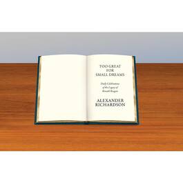Personalized Leather Book Honoring President Ronald Reagan 5617 7