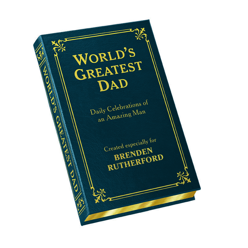 Personalized Leather Father Quote Book 5743 1