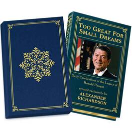 Personalized Leather Book Honoring President Ronald Reagan 5617 6